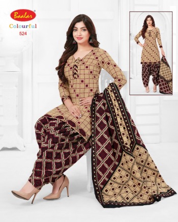 Baalar Colourful vol 5 Punjabi Cotton dress wholesaler