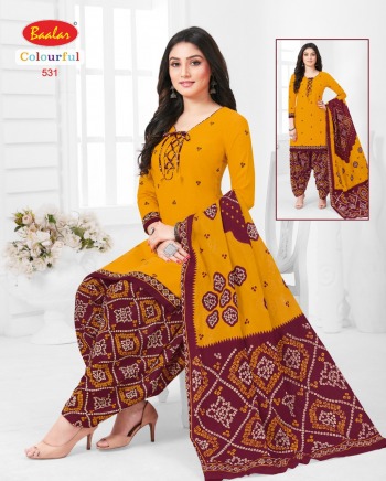 Baalar Colourful vol 5 Punjabi Cotton dress wholesaler