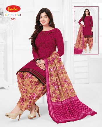 Baalar Colourful vol 5 Punjabi Cotton dress wholesaler