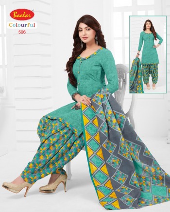 Baalar Colourful vol 5 Punjabi Cotton dress wholesaler