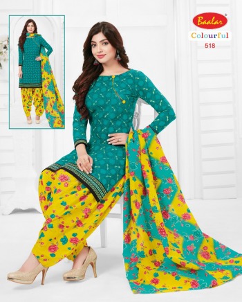 Baalar Colourful vol 5 Punjabi Cotton dress wholesaler