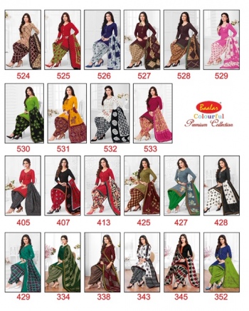 Baalar Colourful vol 5 Punjabi Cotton dress wholesaler