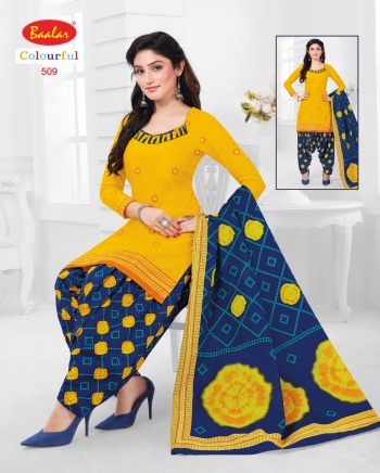 Baalar Colourful vol 5 Punjabi Cotton dress wholesaler