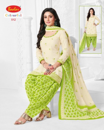 Baalar Colourful vol 5 Punjabi Cotton dress wholesaler