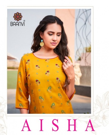 Baanvi Aisha vol 1 Regular wear kurtis wholesaler