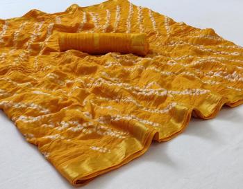 Bandhej Cotton Weaving Saree wholesale price