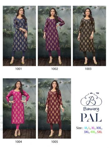 Banwery Pal Rayon kurtis wholesaler