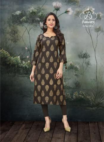 Banwery Pal Rayon kurtis wholesaler