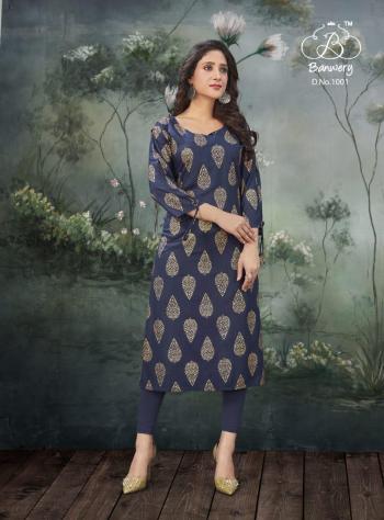 Banwery Pal Rayon kurtis wholesaler