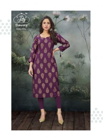 Banwery Pal Rayon kurtis wholesaler