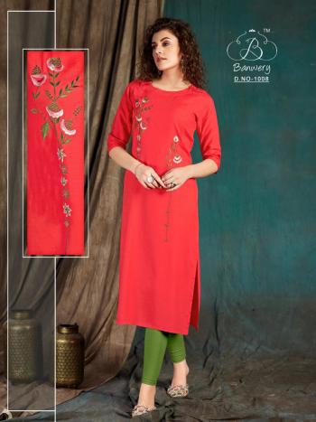 Banwery Taapsee Rayon Daily wear kurtis wholesaler