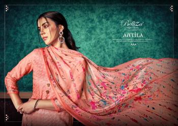 Belliza Designer Antila Pashmina Salwar kameez catalog wholesaler