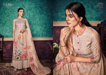 Belliza Designer Antila Pashmina Salwar kameez catalog wholesaler