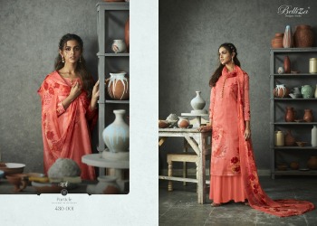 Belliza designer nakshtra Cotton Linen Salwar kameez wholesaler