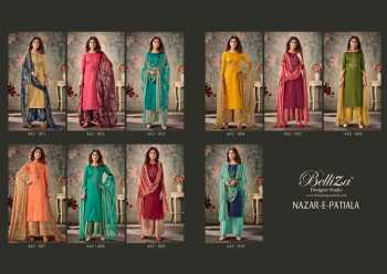 Belliza Designer Nazar E patiala vol 4 Jam Cotton Salwar Kameez