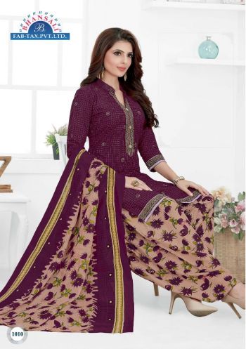 Bhansali Fab tax Aashma Patiyala vol 10 Cotton punjabi Dress