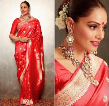 Bipasha Soft Banarasi Silk Saree wholesaler