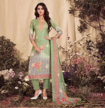 Bipson 1029 Series nargis Pashmina Woollen Salwar Kameez