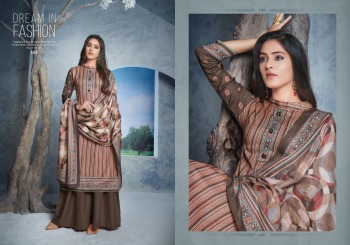 Bipson Chul Buli Pashmina Winter Woollen Suits wholesaler