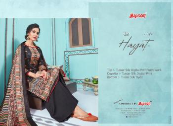 Bipson Hayat vol 2 Tusser Silk Salwar Kameez wholesaler