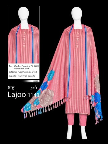 Bipson Lajoo 1148 Pashmina Woollen Salwar Kameez wholesaler