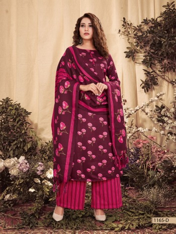 Bipson Preet 1165 Pashmina Winter Woollen Salwar kameez