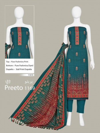 Bipson Preeto 1169 Series Pashmina Salwar Kameez wholesaler