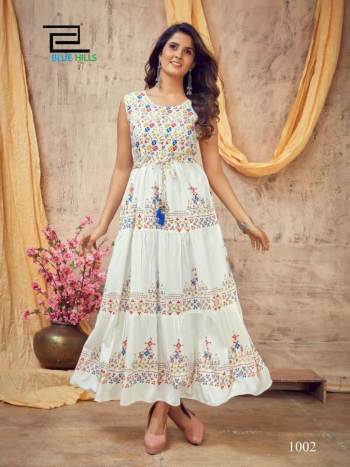 Blue Hill Poker Rayon Long Gown wholesale Price