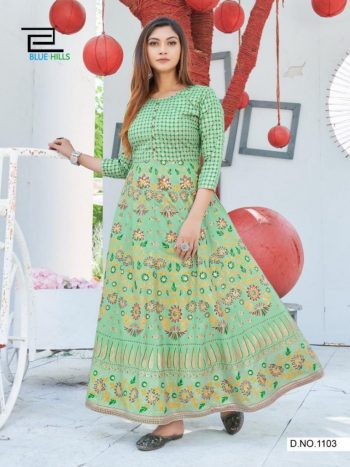 Blue Hill Walkway vol 11 Long Party wear kurtis wholesaler