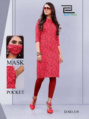 Blue Hills Anushka rayon Daily wear kurtis wholesaler