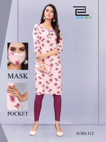 Blue Hills Anushka rayon Daily wear kurtis wholesaler