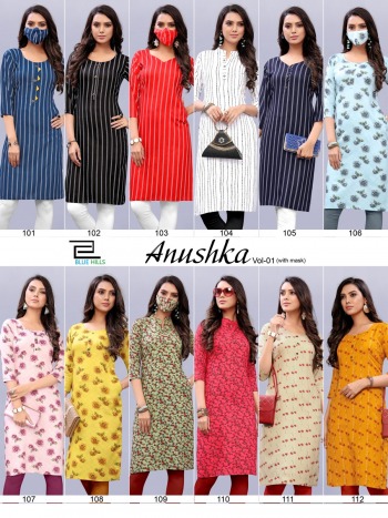 Blue Hills Anushka rayon Daily wear kurtis wholesaler