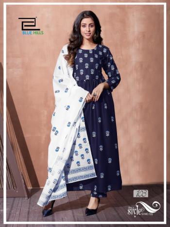 Blue-Hills-Capture-vol-1-rayon-kurtis-with-Dupatta-catalog-5