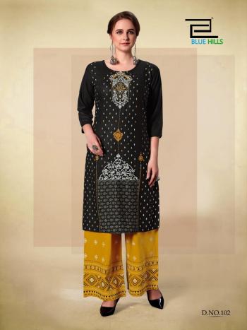 Blue Hills dream vol 8 Kurtis with palazzo wholesaler