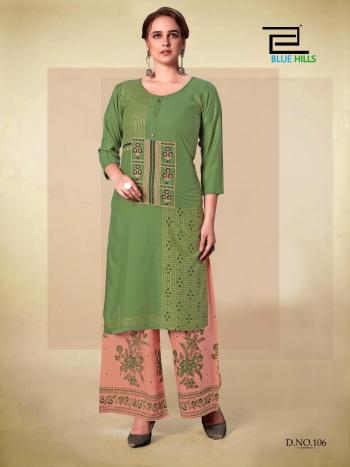 Blue Hills dream vol 8 Kurtis with palazzo wholesaler