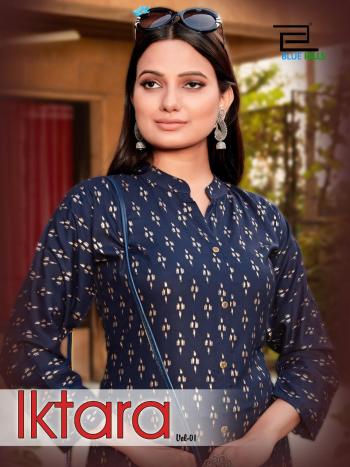 Blue Hills Iktara vol 1 Rayon Kurtis wholesaler