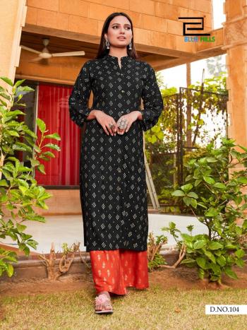 Blue Hills Iktara vol 1 Rayon Kurtis wholesaler