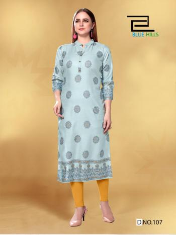 Blue Hills Jolie rayon Casual wear kurtis wholesaler