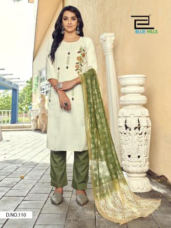 Blue Hills Queen vol 1 kurtis with pant and Dupatta catalog