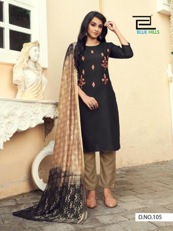 Blue Hills Queen vol 1 kurtis with pant and Dupatta catalog