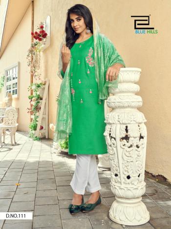 Blue Hills Queen vol 1 kurtis with pant and Dupatta catalog