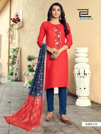 Blue Hills Queen vol 1 kurtis with pant and Dupatta catalog