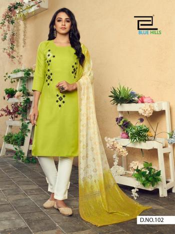 Blue Hills Queen vol 1 kurtis with pant and Dupatta catalog