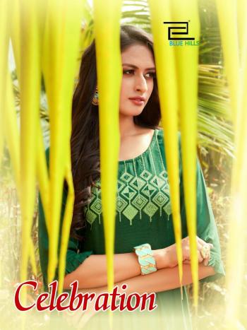 Bluehills Celebration vol 1 Rayon kurtis wholesaler