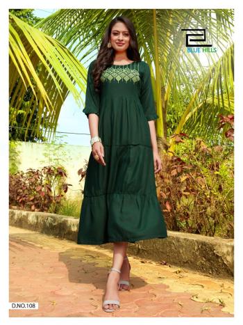 Bluehills Celebration vol 1 Rayon kurtis wholesaler