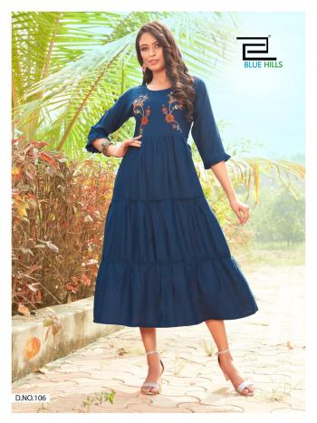 Bluehills Celebration vol 1 Rayon kurtis wholesaler