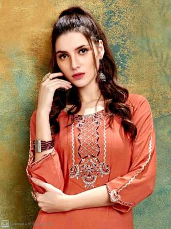 Channel 9 polite Rayon kurtis with palazzo wholesaler