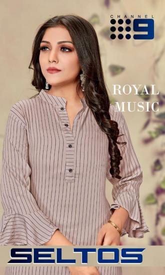 Channel 9 Seltos Rayon Kurtis with palazzo catalog