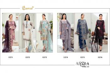 Cosmos Aayra vol 11 Georgette Pakistani Suits catalog wholesaler