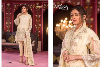 Cosmos Aayra vol 14 Georgette Pakistani Suits wholesaler